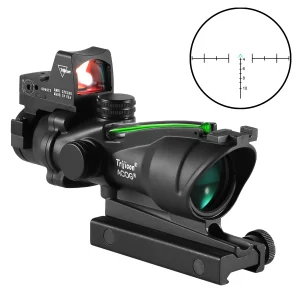 Adjustable 4x32 Red Dot Tactical Scope